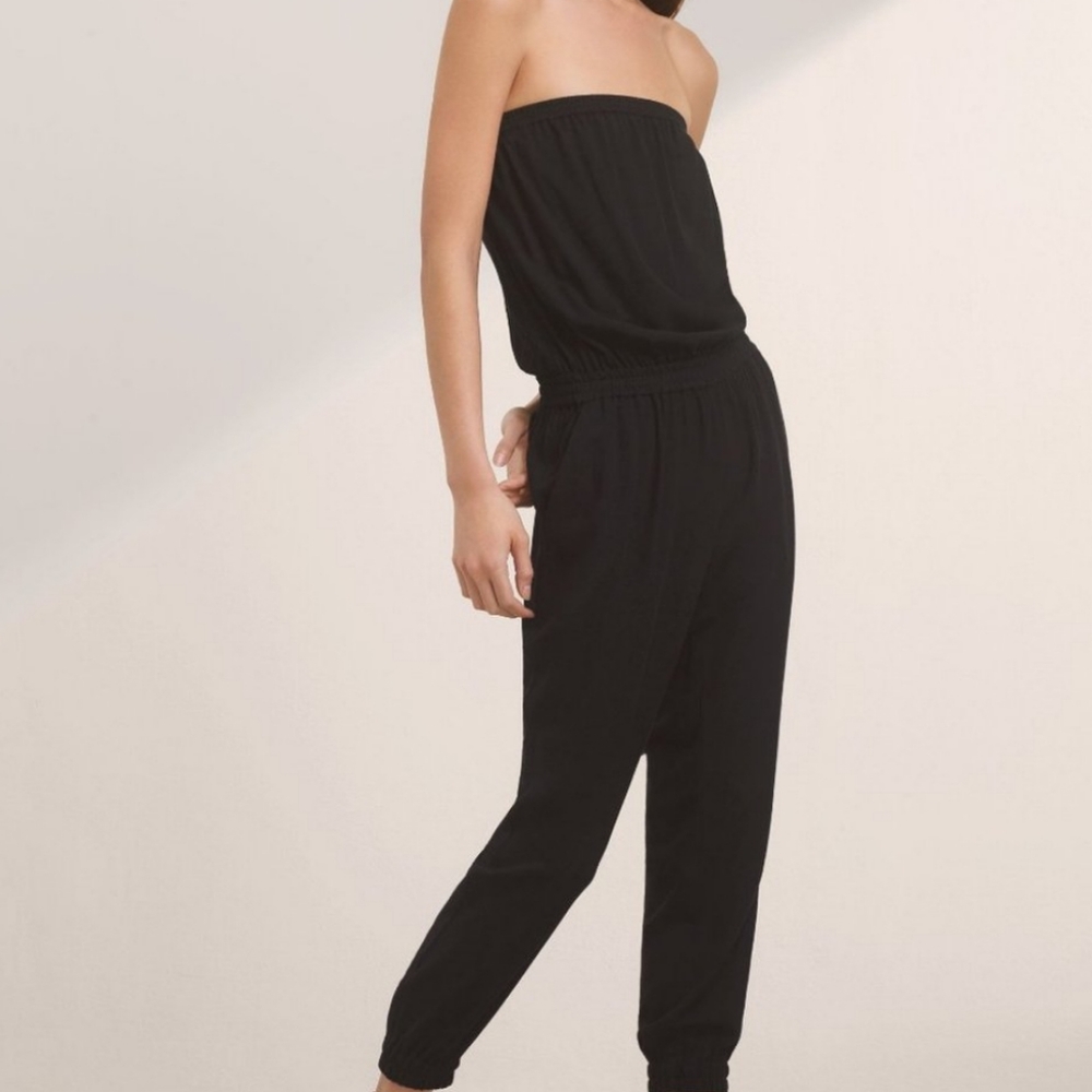 Aritza Talula Black Strapless Pants Jumpsuit